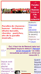 Mobile Screenshot of parodiesdechansons.com